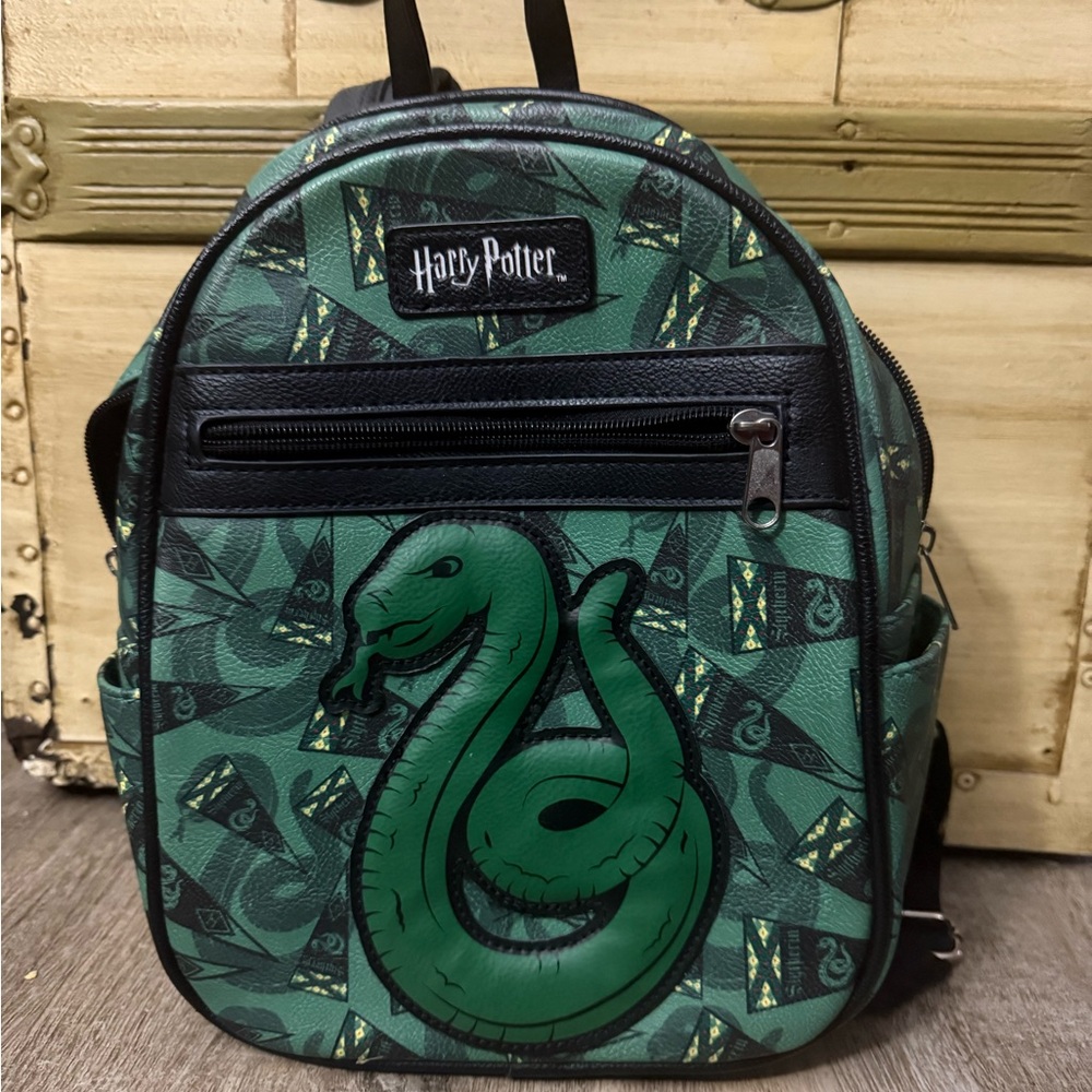 Warner Bros. Slytherin Green and Black Backpack